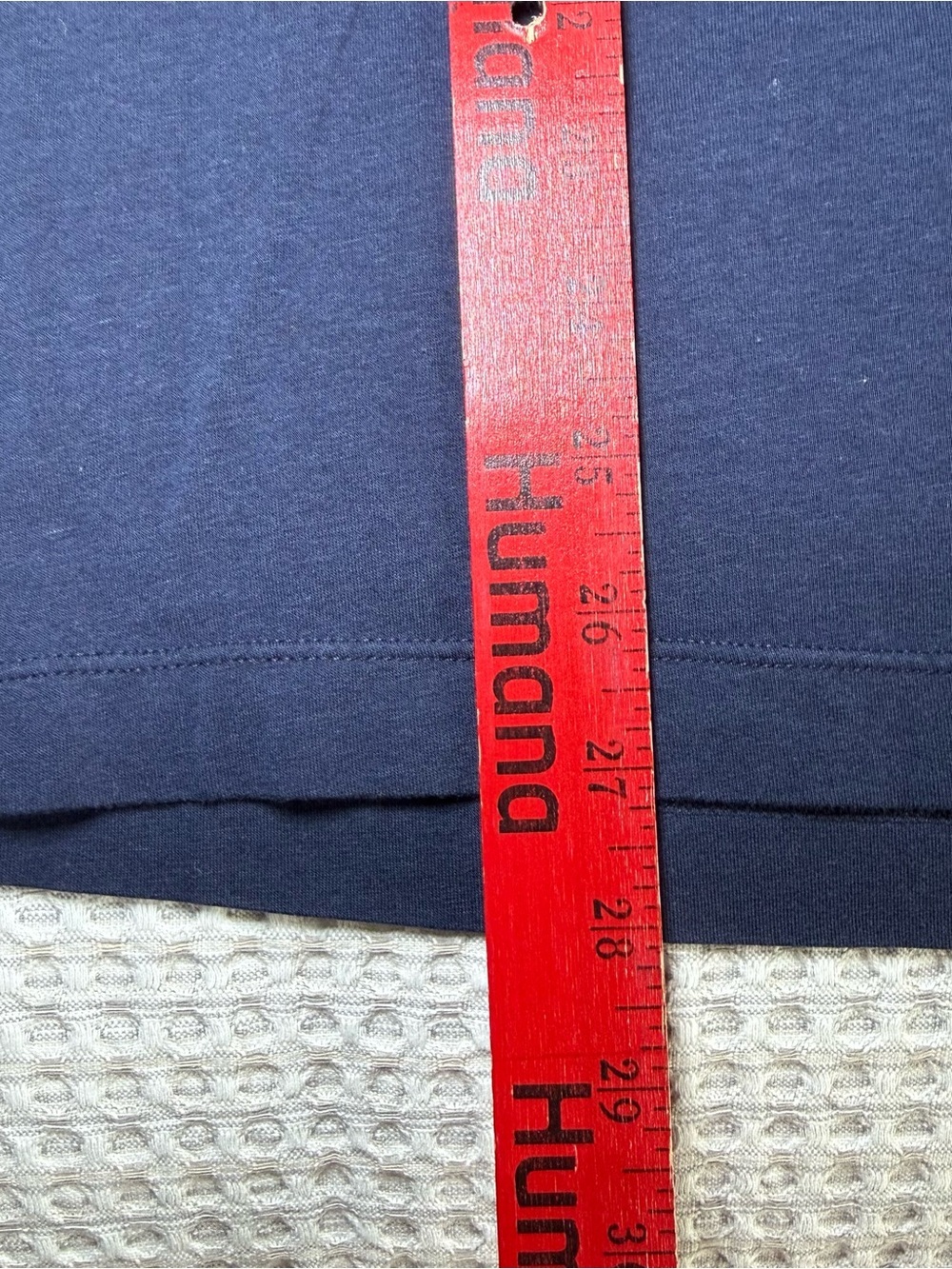 Fabletics The 24-7 Pocket Tee Shirt Mens Medium Short Sleeve Crew Neck Navy Blue - Picture 3 of 6